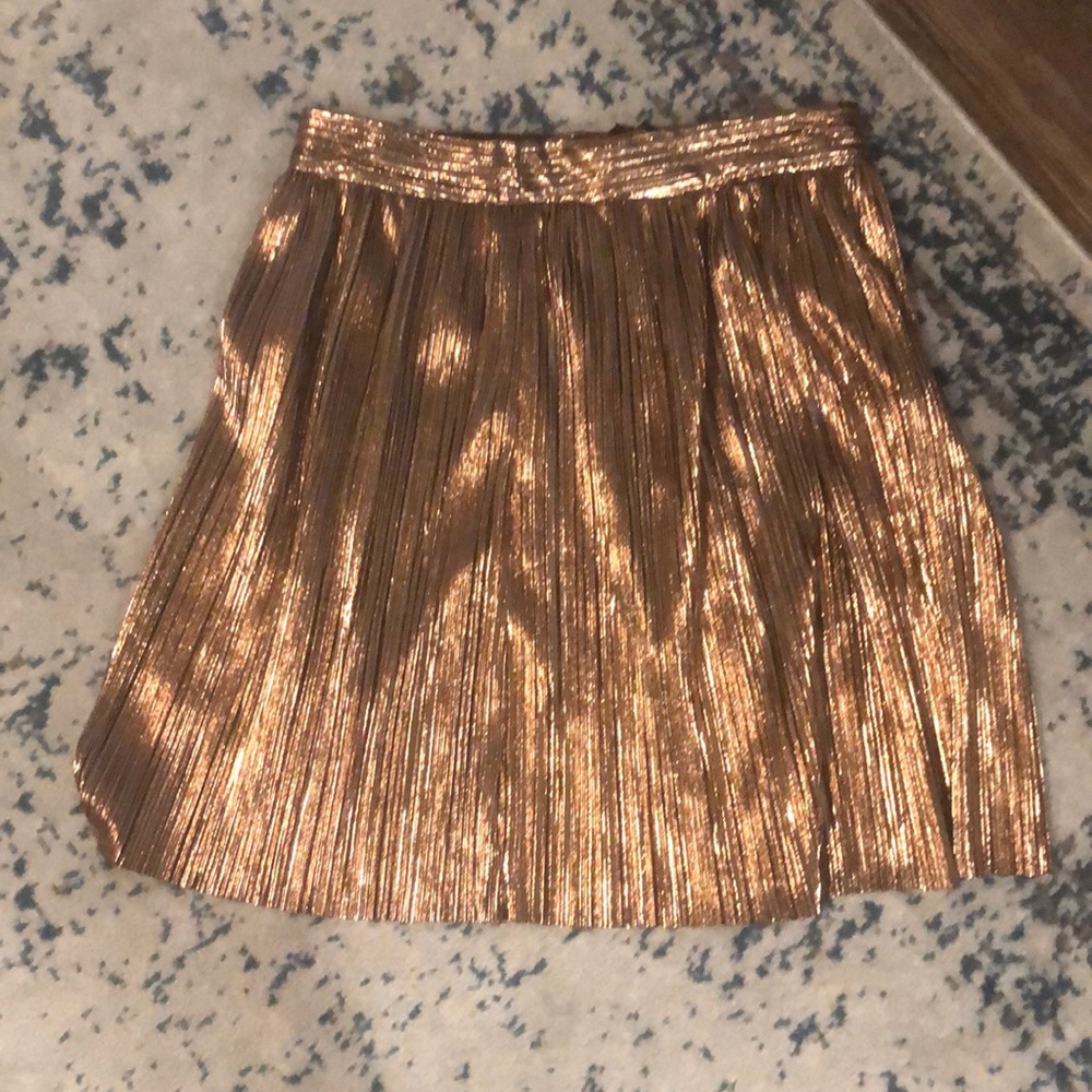 House of Harlow Shimmery gold Skirt